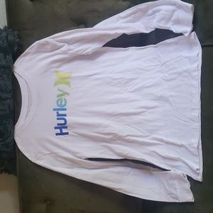 Boys Hurley L/S White Tee